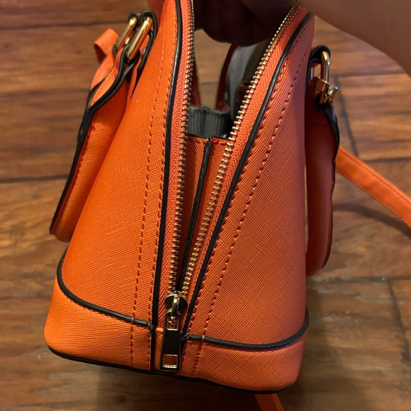 Orange Structured Handbag - Picture 9 of 9